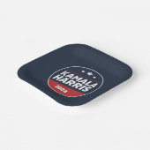 Assiettes En Carton Kamala Harris 2024 Pour Les Élections Rétro Du Pré (Angulaire)
