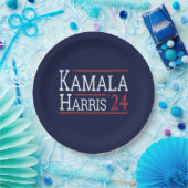 Assiettes En Carton Kamala Harris Election 2024 I (Fête)