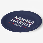 Assiettes En Carton Kamala Harris Election 2024 III (Angle)