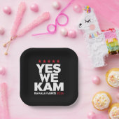 Assiettes En Carton Kamala Harris Yes We Kam for US President 2024 (Fête)