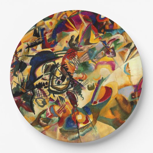 Assiettes En Carton Kandinsky - Composition VII (Devant)