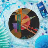 Assiettes En Carton Kandinsky - Interprétation Abstraite (Fête)