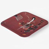 Assiettes En Carton Kandinsky - Rouge mouillé (Angulaire)