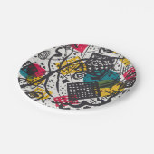 Assiettes En Carton Kandinsky Small Worlds V Classic Abstrait (Angle)