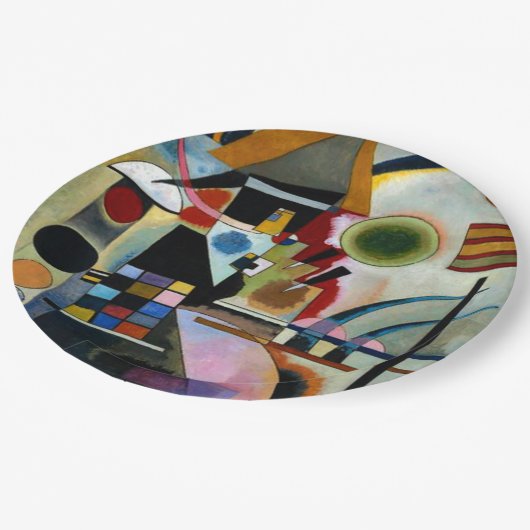 Assiettes En Carton Kandinsky - Swing (Angle)