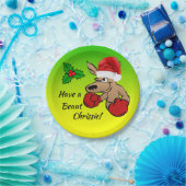 Assiettes En Carton Kangaroo Père Noël 7" Parti de Noël australien (Fête)