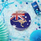 Assiettes En Carton Kangourou australien (Fête)