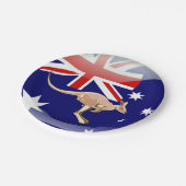 Assiettes En Carton Kangourou australien (Angle)