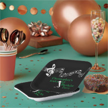 Karaoke Party Échelle musicale Microphone Vert