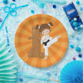 Assiettes En Carton Karate Kids (Fête)