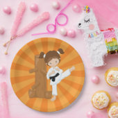 Assiettes En Carton Karate Kids (Fête)