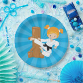 Assiettes En Carton Karate Kids (Fête)