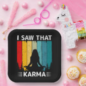 Assiettes En Carton Karma Saw (Fête)