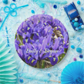 Assiettes En Carton Katherine Hodgkin Irises Printemps Violet Floral (Fête)