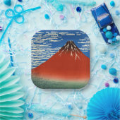 Assiettes En Carton Katsushika Hokusai - Vent Fin, Matin Clair (Fête)