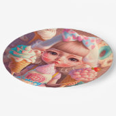 Assiettes En Carton Kawaii (Angle)