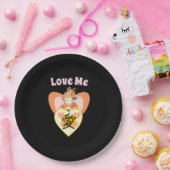Assiettes En Carton Kawaii Foxy Cosplay Love Heart (Fête)