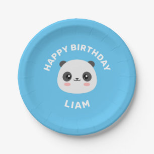 Assiettes En Carton Kawaii Panda