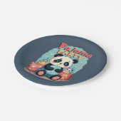 Assiettes En Carton Kawaii Panda Pajama Party Cosy Slepov esthétique (Angle)