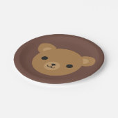 Assiettes En Carton Kawaii Teddy Bear (Angle)