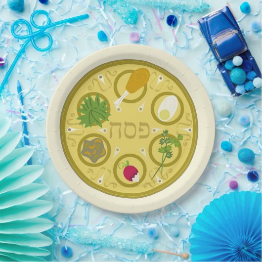 Assiettes En Carton Keara Passover (Fête)