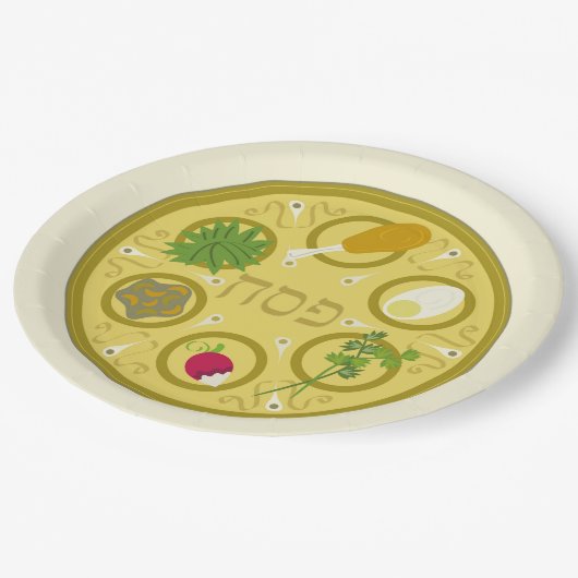 Assiettes En Carton Keara Passover (Angle)