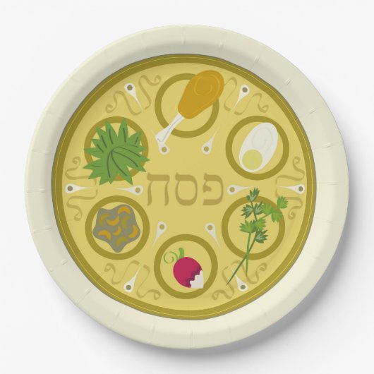Assiettes En Carton Keara Passover (Devant)