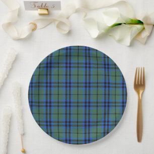Assiettes En Carton Keith Clan Scottish Tartan Plaid Motif