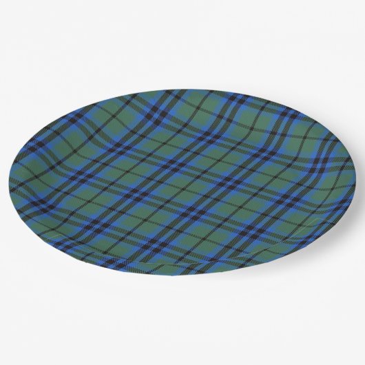 Assiettes En Carton Keith Clan Scottish Tartan Plaid Motif (Angle)