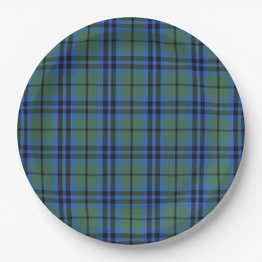 Assiettes En Carton Keith Clan Scottish Tartan Plaid Motif (Devant)