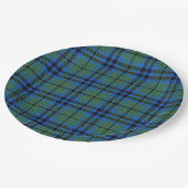 Assiettes En Carton Keith Tartan (Angle)