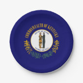 Assiettes En Carton Kentuckian Flag, Flag of Kentucky (Devant)