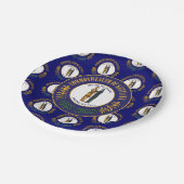 Assiettes En Carton Kentuckian Flag & Seal, Kentucky (Angle)