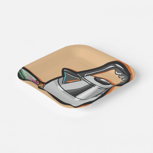 Assiettes En Carton Kettle (Angulaire)