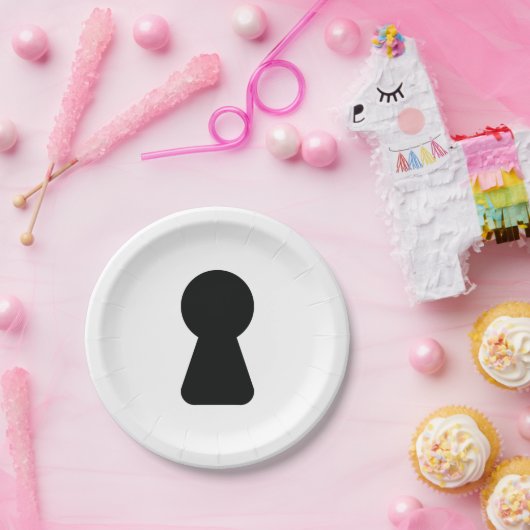 ASSIETTES EN CARTON KEYHOLE (Fête)