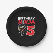 Assiettes En Carton Kids Birthday Ninja (Devant)