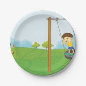 Assiettes En Carton Kids In The Park (Devant)