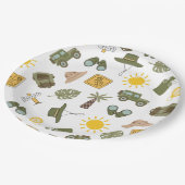 Assiettes En Carton Kid's Safari Birthday Party (Angle)