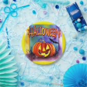 Assiettes En Carton Kine de Halloween (Fête)