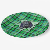 Assiettes En Carton KiniArt Christmas Scottie BLAST Plaques en papier (Angle)