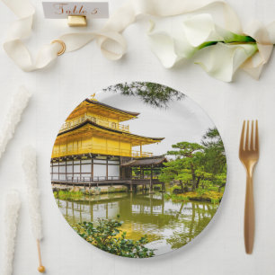 Assiettes En Carton Kinkaku-ji, le pavillon d'or, Kyoto