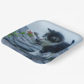 Assiettes En Carton Kitten (Angulaire)