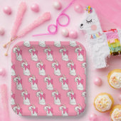 Assiettes en carton Kitty (Fête)