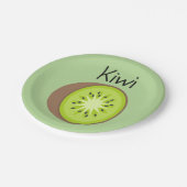 Assiettes En Carton Kiwi (Angle)