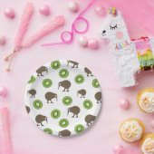 Assiettes En Carton Kiwi (Fête)