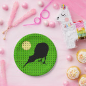 Assiettes En Carton Kiwi Bird, Moon & New Zealand text /Bro Party (Fête)