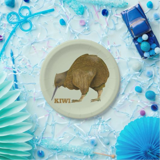 Assiettes En Carton Kiwi N.Z. Bird (Fête)