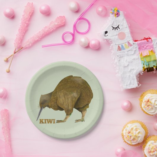 Assiettes En Carton Kiwi N.Z. Bird (Fête)