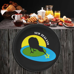 Assiettes En Carton Kiwi - New Zealand Bird & Bro (voyage)