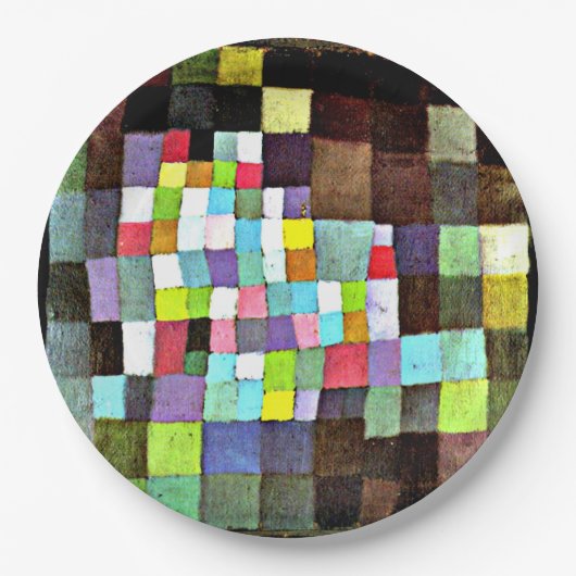 Assiettes En Carton Klee - Abstraction avec référence... (Devant)